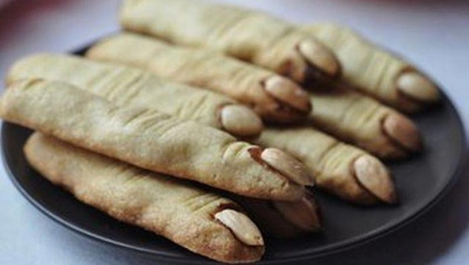 Galletas para Halloween "Dedos de la bruja"