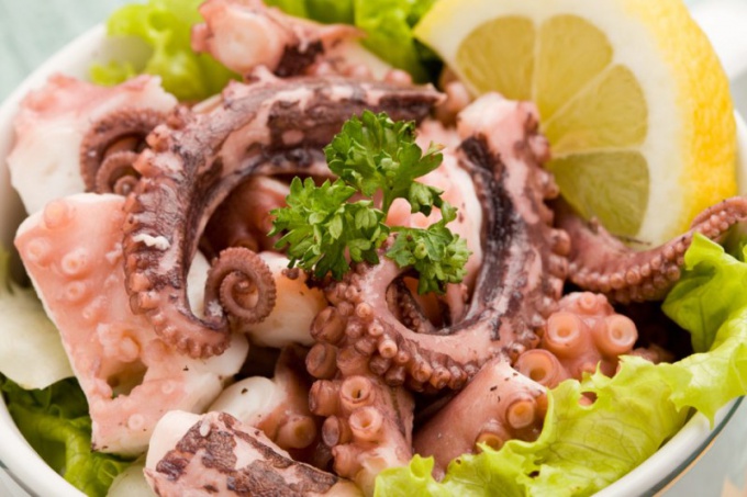 Consejo 1: Ensalada de pulpo marinado