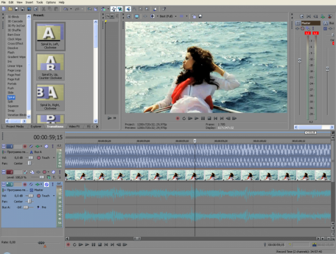 Cómo separar el sonido del video en Sony Vegas