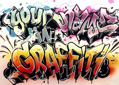 Cómo escribir <b> <em> letras </ em> graffiti </ b>