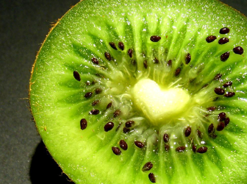 Belleza de los trópicos: máscaras de kiwi