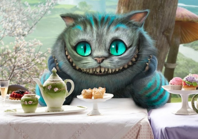 Donde hizo el gato de Cheshire